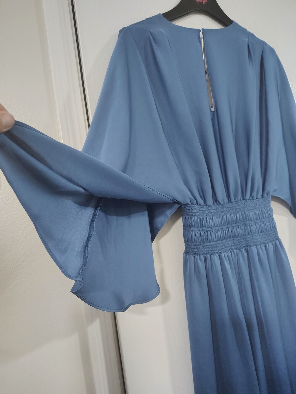 NWT $545 Ramy Brook Cheri Wide Leg Jumpsuit "True Blue" Women's XS Quiet Luxury - Picture 10 of 12